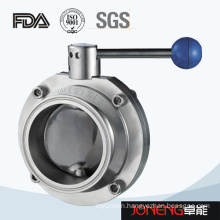 Stainless Steel Pull Handle Clamped Sanitary Butterfly Valve (JN-BV1009)